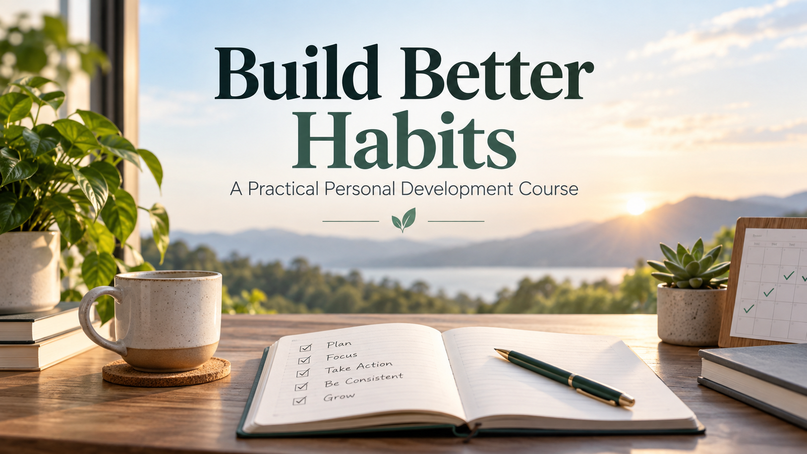 Build Better Habits: A Practical Personal Development Course